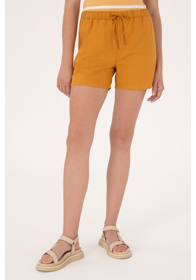 U.s. Polo Assn. Kadın Hardal Şort / Bermuda 50300653-vr072 Hardal
