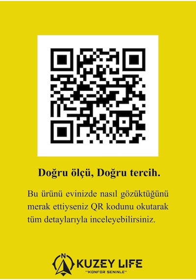 Kuzey Life Lina Tv Ünitesi Duvar Askılı A. Çam - Beyaz
