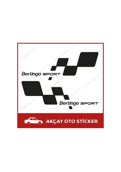 Citroen Berlingo Sticker (Takım Set) Berlingo Araba Sticker