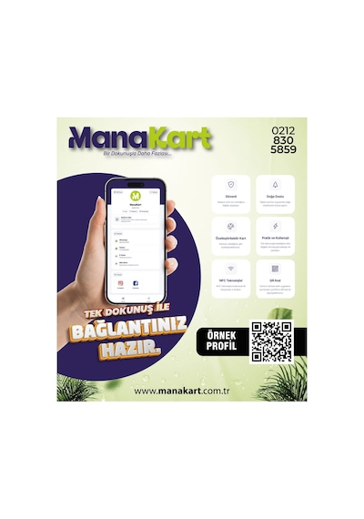 Nfc Dijittal Gold Kartvizit Kişileştirilebilir