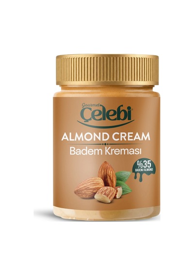 Gourmet Çelebi %35 Badem İçeren Sürülebilir Kahvaltılık Badem Kreması 320 G