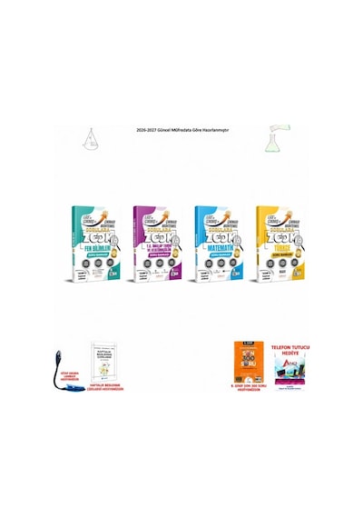 Günay 8. Sınıf Lgs Tüm Dersler 4 Başarı Seti 300 Soruluk 028