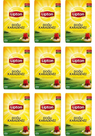 Lipton Doğu Karadeniz Siyah Dökme Çay 9 x 1 KG