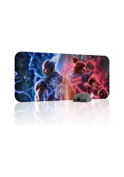 Tekken Kaymaz Dikişli Kauçuk Oyuncu Mousepad V4 - 70x30 Xl Gaming Mouse Pad Fare Altlığı