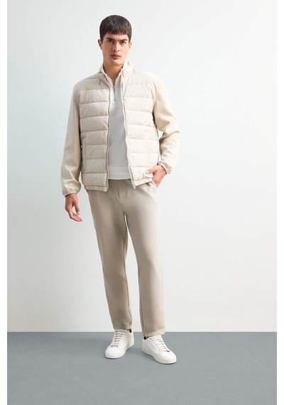 Defacto Tailored Regular Fit Kısa Paça Pantolon F1672ax25aubg781 Bej