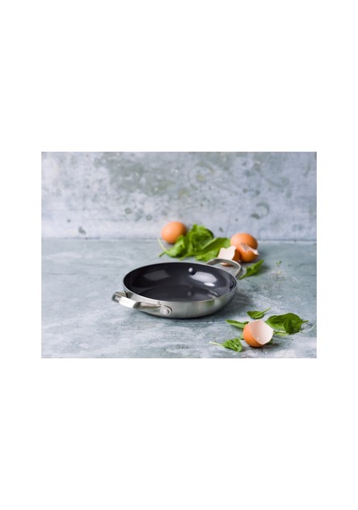 Greenpan Geneva 20 Cm Paslanmaz Çelik Sahan Pfas-free Thermolon Seramik Yüzey Diğer