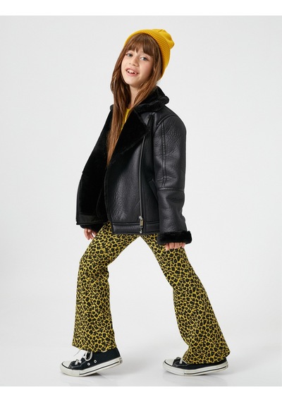 Koton İspanyol Paça Pantolon Leopar Desenli Beli Lastikli Yeşil Desenli 4wkg40285ak 4WKG40285AK9D7 Yeşil Koton İspanyol Paça Pantolon Leopar Desenli Beli Lastikli Yeşil Desenli 4wkg40285ak 4WKG40285AK9D7 Yeşil
