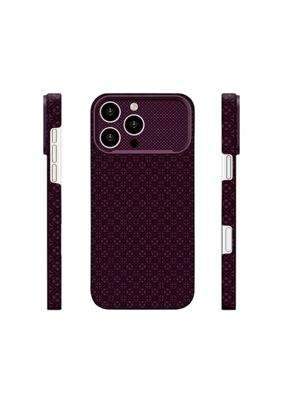 İphone 16 Pro Max Uyumlu Kılıf M-safe Şarj Özellikli Zore Paris Velix Sert Pc Kapak Derin Mor