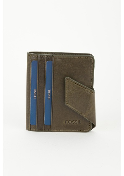 Fossil %100 Hakiki Deri El Portföyü Kartlık Yeşil