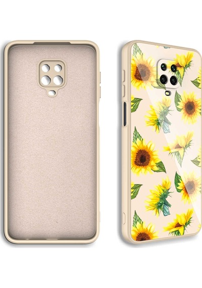 Xiaomi Redmi Note 9s Kılıf Kamera Korumalı Desenli Sert Silikon Zore Epoksi Kapak NO3