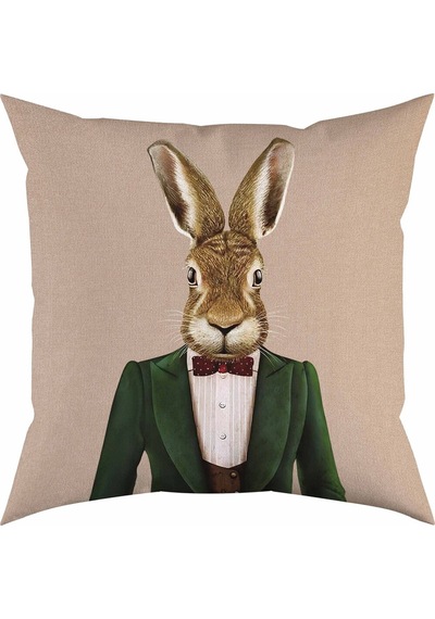 Mr. Rabbit Kadife Yastık/kırlent Dolgu Boncuk Elyaf Uluslararası Yıkama Ve Solmama Sertifikası Çok Renkli