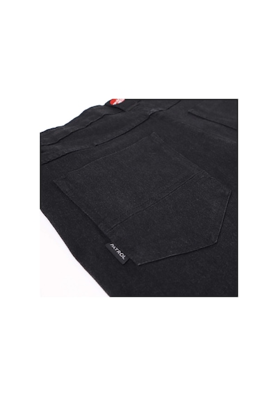 4riders Patrol Cordura Denim Korumalı Kadın Motosiklet Kot Pantolonu Siyah