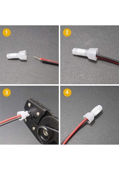 Ce-2 1.5-2.5mm2 Kablo Ucu Kapama Terminali 100 Adet