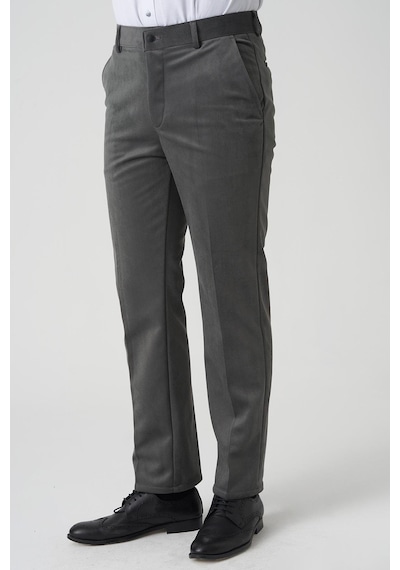 White Stone Amora P1031 Slim Fit Pamuklu Kadife Pantolon A.gri A.gri Açık Gri
