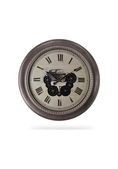 Efe Mark Premium Serisi Antik Eskitme Döner Çarklı Retro Tasarım 60 Cm Ev Ve Ofis Duvar Saati Roma Rakamlı Vintage Tasarım Efe Mark Premium Serisi Antik Eskitme Döner Çarklı Retro Tasarım 60 Cm Ev Ve Ofis Duvar Saati Roma Rakamlı Vintage Tasarım