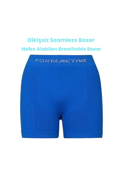 Uniquetrenders Erkek Dikişsiz/seamless Nefes Alabilen Boxer Saks Mavi Uniquetrenders Erkek Dikişsiz/seamless Nefes Alabilen Boxer Saks Mavi