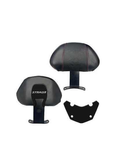 Mondial Strada 125 2022 - 2024 Uyumlu Kırmızı Desen Sissy Bar Çok Renkli