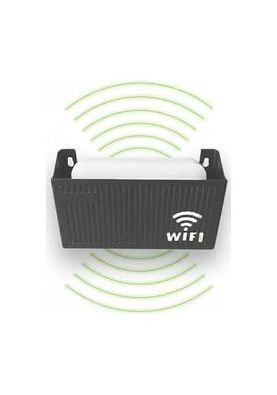 Gri Wifi Kutusu Duvar Asılabilir Sigorta Ve Modem Saklama Kutusu 25x15x6 Cm 50 x 22