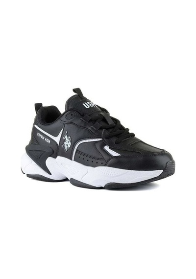U.s. Polo Assn. İsabella Unisex Spor Ayakkabı Ckr00999 Siyah - Beyaz