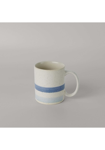 Linens Jose Seramik 400 Ml Kupa Ekru-mavi MAvi