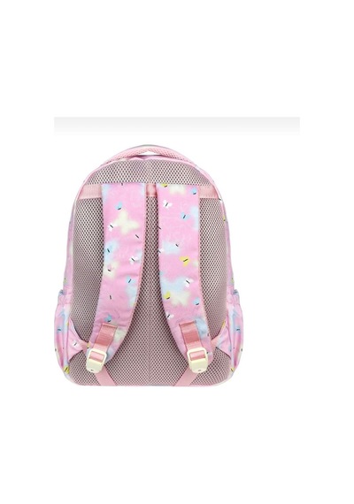 Miço Kids Kelebek Desenli Kız Çocuk 3'lü Okul Çanta Seti Pembe