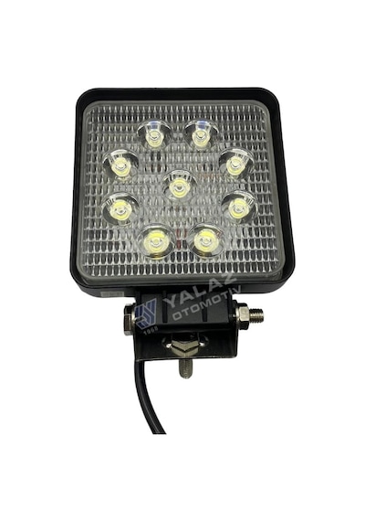 Wolfram 10v-30v Çalışma Lambası Kare 9 X 3w Power Ledli 105 105 44 E9 Germany