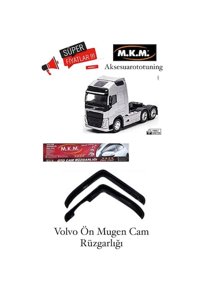 Volvo 1998 - 2015 Tır - Kamyon On Mugen Cam Rüzgarlığı