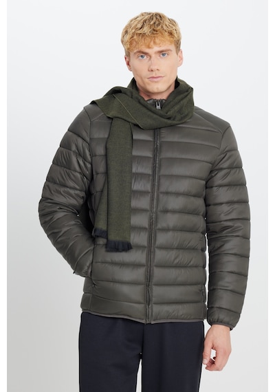 Ac&Co / Altınyıldız Classics Standart Fit Normal Kesim Dik Yaka Erkek Mont Haki