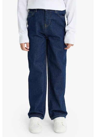 Defacto Koyu Mavi Erkek Çocuk Jean Pantolon F2258a8/nm34 KOYU MAVİ
