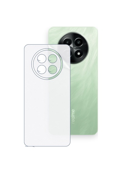 Realme 12x India Uyumlu Arka Yüzey Hidrojel Koruyucu Film 05040914