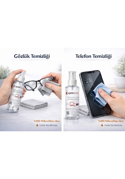 Modatüm 200ml, Tv-tablet Ekran,gözlük Camı, Çok Amaçlı Temizleme Spreyi