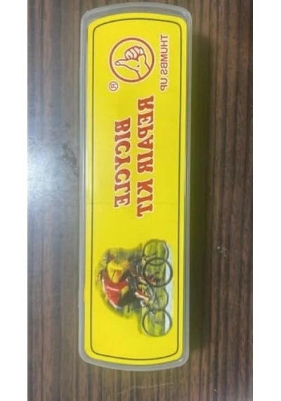 Bisiklet İç Lastik Yama Seti - 6 Adet Yama, Zımpara Ve Yapıştırıcı