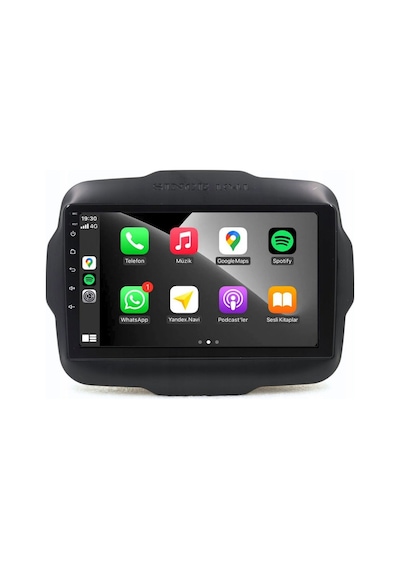 Jeep Renegade Araç Multimedya Android Ekran Carplay Navigasyon Double Teyp 4+64 9" 14-19 Black Navımex