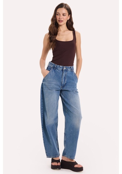Tudors Kadın Slim Fit Dar Kesim Askılı Kare Yaka Sırtı Açık Sandy Kumaş Çıtçıtlı Kahverengi Body-51249