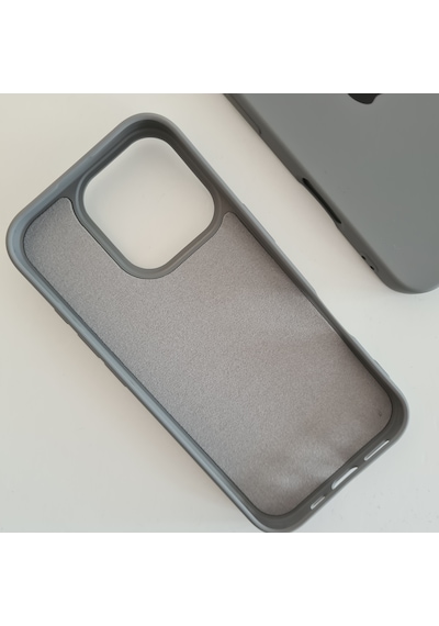 Apple Uyumlu iPhone 16 Pro Max 6.9inç Lansman İçi Kadife Silikon Kılıf