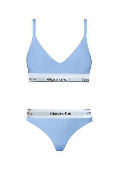 Giorgina Ferri 2 Li Set Kadın Günlük Kullanıma Uygun Spor Sütyen+ Tanga Külot Kelly