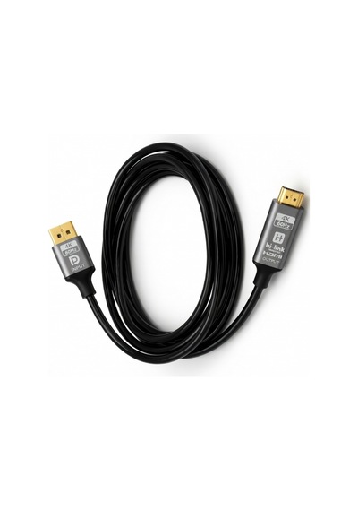 Hi-link 4k 60hz Displayport To Hdmı Kablo - Dp Giriş Hdmı Çıkış Görüntü Aktarıcı 1.8 Metre Aliminyum