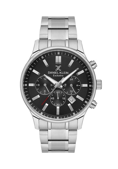 Daniel Klein Dk.1.10545.1 Gümüş Siyah Çelik Erkek Kol Saati