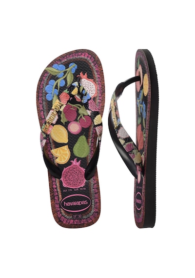 Havaianas Top Tropicalia Vibes Kadın Siyah Parmak Arası Terlik-14224