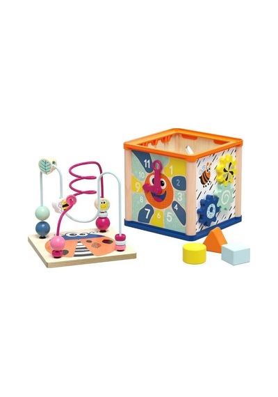 Top Bright Ahşap Oyun Aktivite Küpü