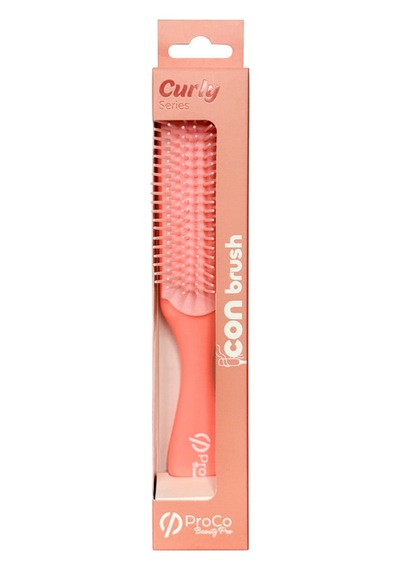 Icon Brush Zero Frizz Saç Fırçası - Bukle Belirginleştirici Ve Şekillendirici Mercan
