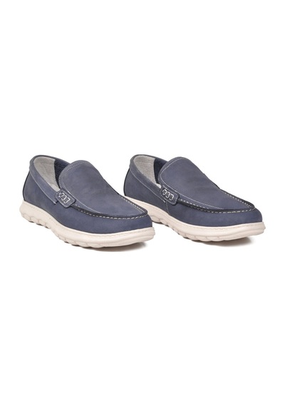 Voyager Mavi Nubuk Hakiki Deri Anatomik Hafızalı Rahat Taban Erkek Casual Ayakkabı Loafer M732 Çok Renkli Voyager Mavi Nubuk Hakiki Deri Anatomik Hafızalı Rahat Taban Erkek Casual Ayakkabı Loafer M732 Çok Renkli