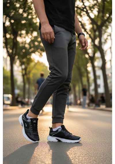 Huf Erkek Spor Ayakkabısı 266120 Siyah Beyaz