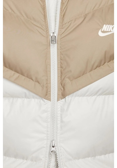 Nike Stormfit Primaloft Synthetic Fit Jacket Rahat Kalıp Kapüşonlu Mont Krem-bej Krem