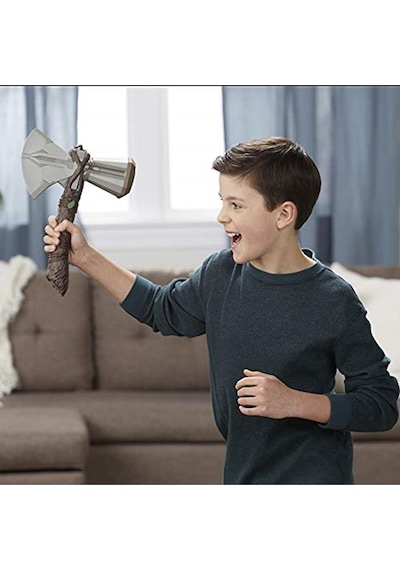 Avengers Süper Kahraman Oyuncak Sesli Thor Çekiç 34 Cm Thorun Y