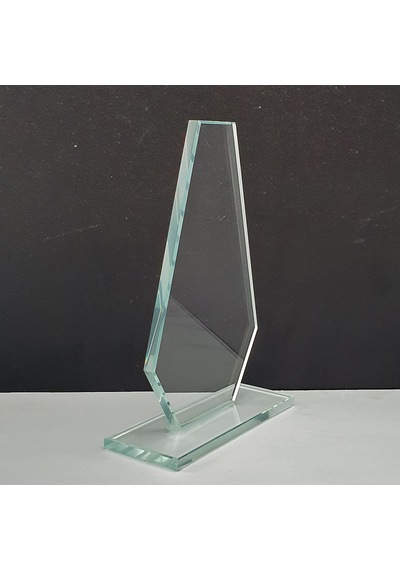 Decorita Plaket|Kristal Cam Plaket|Şekil-4| Baskısız|10'lu Takım