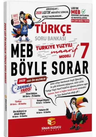 2027 Sinan Kuzucu 7. Sınıf Türkçe Soru Bankası