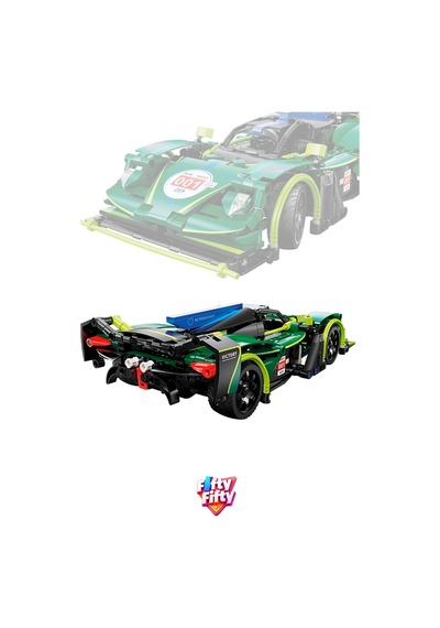 Cada Uzaktan Kumandalı Emerald Spor Araba 388 Parça Oyuncak Yapım Seti Blok Araba Ff-c51308w