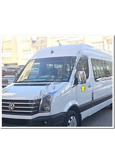 Vw Crafter Krom Ayna Kapağı 2006 - 2017 2 Parça Abs Krom