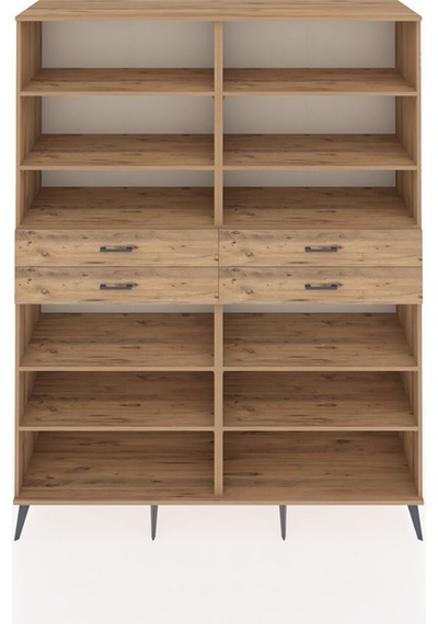 Hyperion Gardrop 10 Raflı 4 Çekmeceli 176x44x221 Çam-çam Çam Hyperion Gardrop 10 Raflı 4 Çekmeceli 176x44x221 Çam-çam Çam